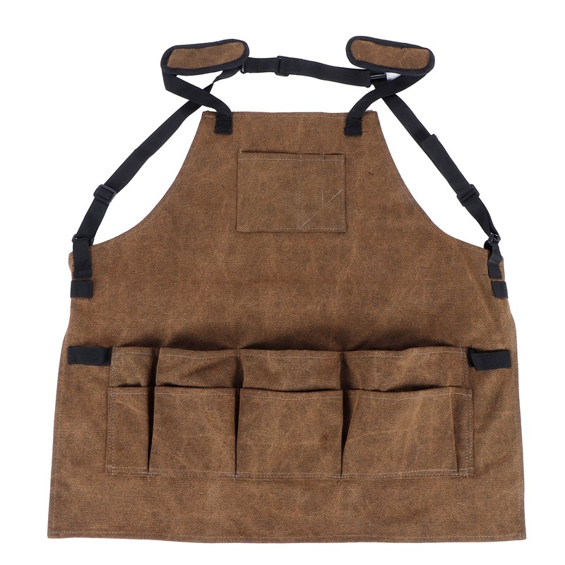 Garden MultiPocket Apron Canvas Electrician Maintenance Apron Hardware Fitting Tool