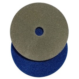 5" Electroplated Diamond Grinding/Polishing Pads for Concrete, Granite, Other Natural Stones and Pool Plaster, 70/80 Grit