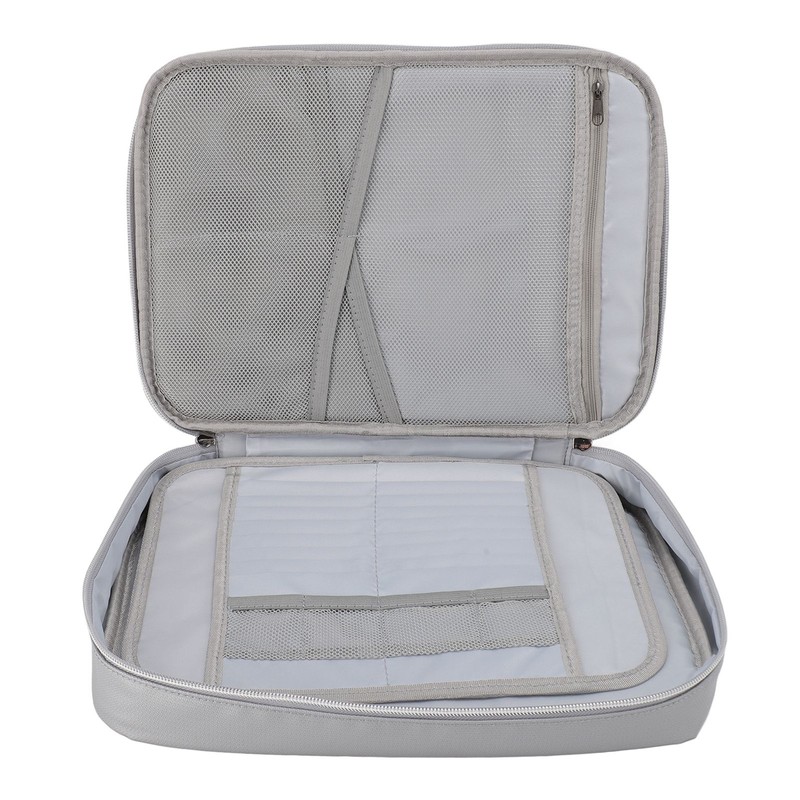 Fireproof Document Box Multilayer Portable Document Organizer Bag for Home
