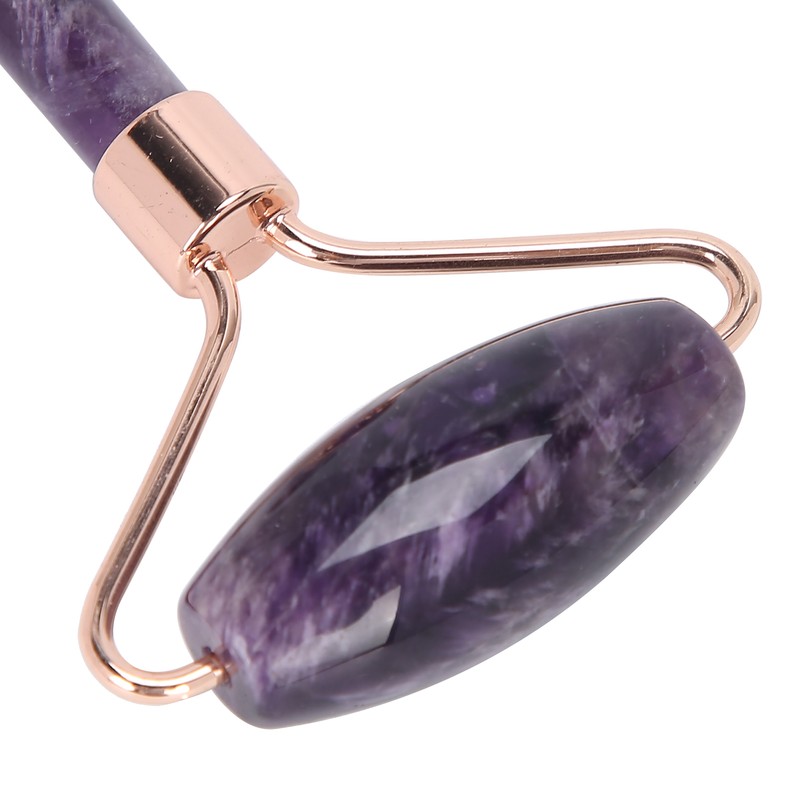 Portable Face Roller Massager Facial Beauty Roller Heart Shaped Gua