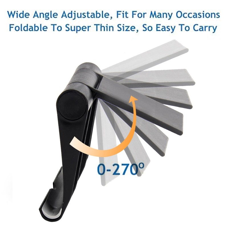 HZZADZXW Cell Phone Stand for Desk, Foldable and Adjustable Multi-Angle