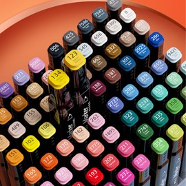 M&G 60 Colors Dual Tip Art Sketch Markers, Alcohol Markers, Drawing Markers for Adult Coloring Books, Drawing, Sketching, Doodling, Art Projects, School Supplies