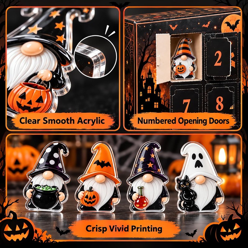 Calendario de Adviento Halloween 24 Días – Caja Sorpresa de