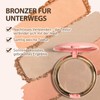 Bronzer Powder, Creamy & Highly Pigmented Formula, Long Wearing Bronzing