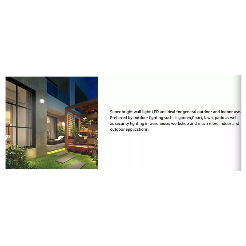 Antec Lighting 2-PACK Outdoor LED Wall Pack 26Watt 4000K Waterproof