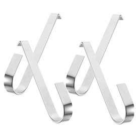 Ciieeo 4 pcs Stainless Steel Siding Hooks for Outdoor Use No Drilling Required Vinyl Siding Hooks for Hanging Wreaths Flower Pots and Decorations