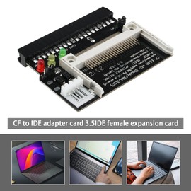 ECSiNG 2pcs CF to IDE Adapter Card 40 Pin Compact Flash CF Card 40 Pin IDE Hard Drive Converter Card IDE Female Expansion Card for Notebooks Industrial Devices