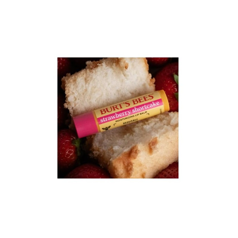 Burt's Bees Moisturizing Lip Balm Value Pack, Honey & Strawberry