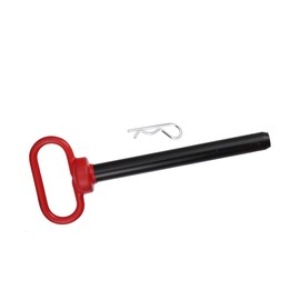 VekAuto 1 Pc Hitch Lock Pin and R-Clip , 6-1/2 x 3/4 Inch Universal for Trailer Carbon Steel Red