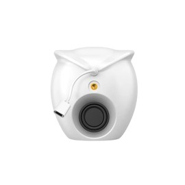 DECATRONIC Ai Smart Indoor WiFi Camera, Person Detection and Music Playback, HD Camera with Speaker, Intelligent Camera, Alarm, Infrared Night Vision (White)