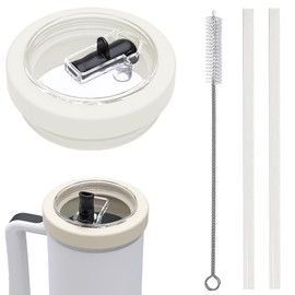 Replacement Lid for 40 oz Cups, Reusable Leak-proof and Dustproof, Tumbler Covers Cup, Reusable Waterproof Lid