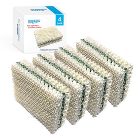 HQRP 4-Pack Wick Filter Intended for Emerson MostAir HD1100 HD1102 HD1200 HD1202 HD1204 HD1212 HD1214 HD1300 HD1300W HD1301 HD1303 HD1305 HD1405 HD1406 HD1407 HD1409 HD230 Humidifier