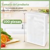 100 Bolsas gofrada,25 x 17 cm cm Bolsas de Vacio