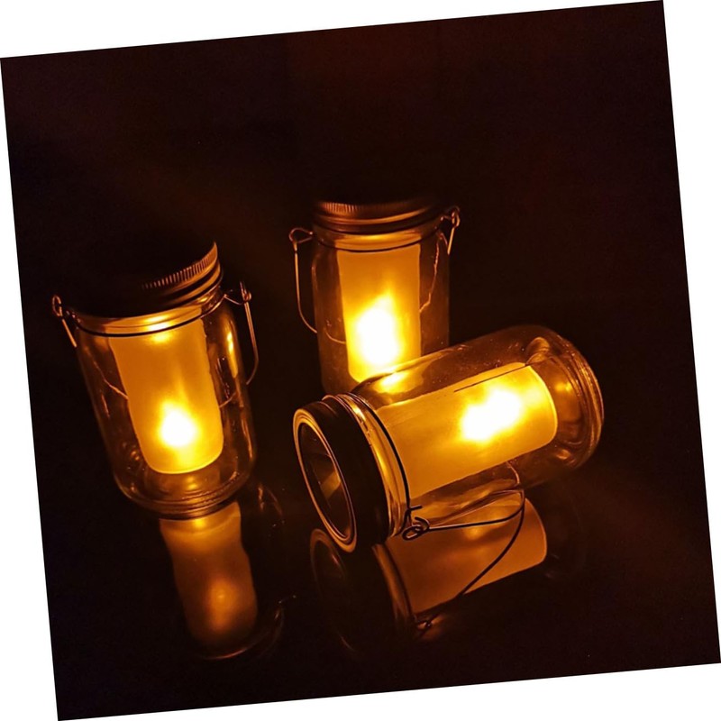 Operitacx 1 Stück Simulierte Flammenlampenlichter Für Den Außenbereich Glas Außendekorationen