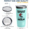 Snowboarding Teal Edition Viking Tumbler 20oz - Snowboarding Where snow