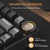 RK ROYAL KLUDGE R75 Wired Gaming Keyboard with Volume Knob,