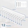 【2 in 1】 2 Pack Tie Organizer Belt Organizer Wall