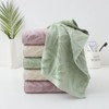 Pidada Hand Towels Set of 2 Leaf Pattern 100% Cotton