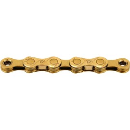 KMC E12 12-Speed Chain | Extra Torque-Resistant | E-Bike Specific | Compatible with SRAM Eagle, Shimano, Campagnolo, and All Popular E-Bike Drivetrains | Gold