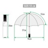 H・A・U 10002950 Bi-Color Automatic Open and Close Umbrella, For Both