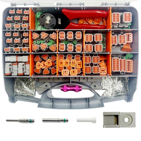 449 Pcs DT Deutsch Connector Kit,2 3 4 6 8