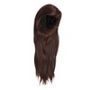 Brown Wig Fashionable Heat Resistant Soft Long Straight Layered Synthetic