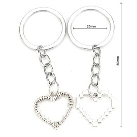 Eleganter Schlüsselanhänger Im Herz Design Aus Hochqualitativen Legierungs-Material, Geschenk Für Frauen, Ideal Als Geburtstagsgeschenk Für Freundinnen Oder Kleine Geschenke, Geschenke Für Frauen