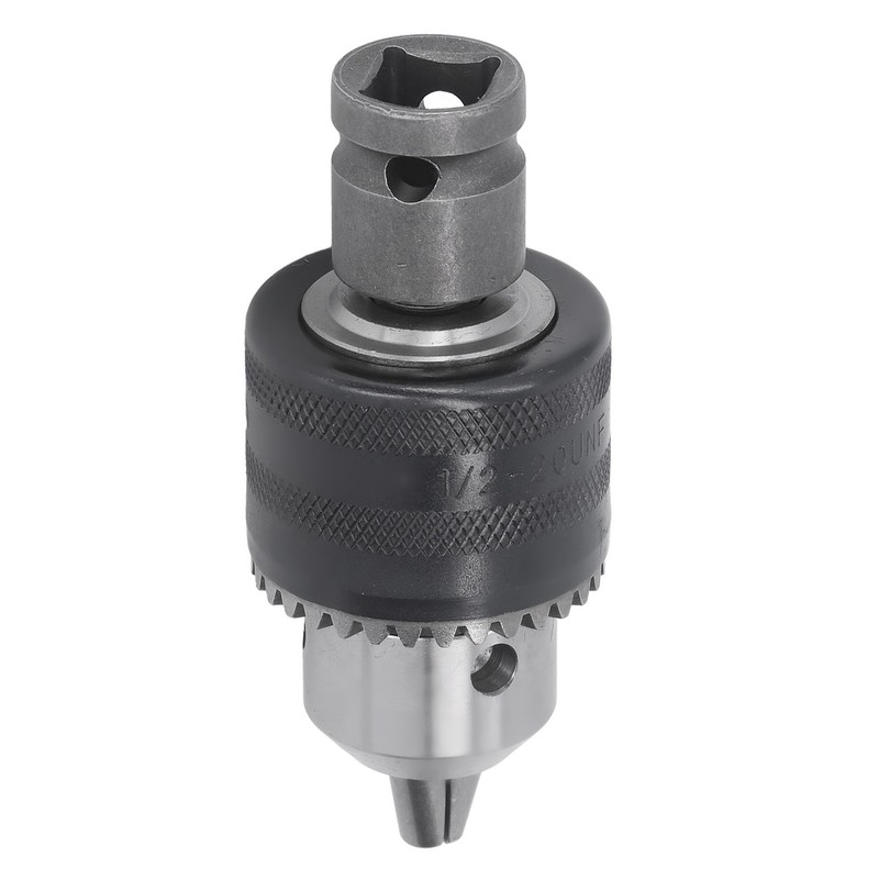 3 Jaw Drill Chuck 1/16‑1/2in with Tightening Key for Impact