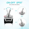 JUTOSU Toggle Switch Rocker Toggle Switch Car Toggle Switch Waterproof