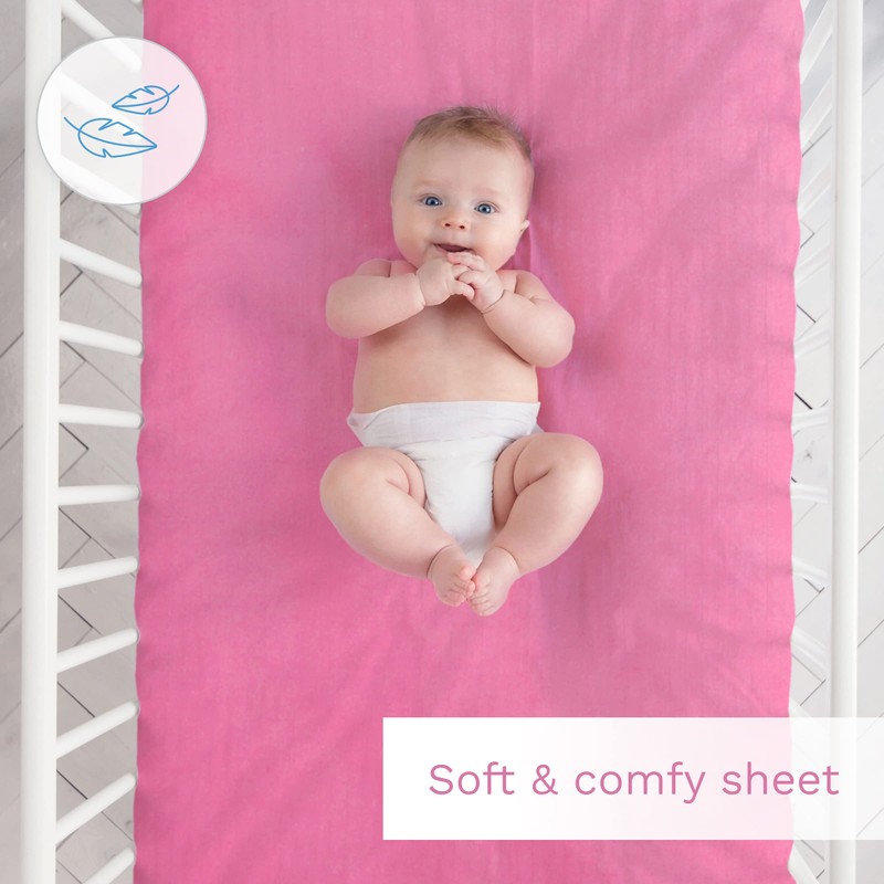 2X Jersey 100% Cotton Fitted Sheet for 120 x 60