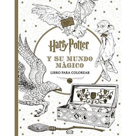 Harry potter y su mundo mágico: Libro para colorear