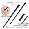 6 Pcs Makeup Brush Set Flat Eyebrow Brush Angled Eyeliner