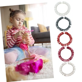 LABRIMP 5pcs Heat Resistant Doll Wig Hair Supplies for Crafting Custom Doll Hairstyles Design for Easy Application and for Making and Repairs