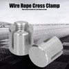 10 Packs Wire Rope Cross Cable Clamps, 0.1in Wire Rope
