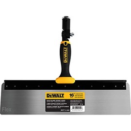 DEWALT 16" Offset Knife, 0.5mm Stainless Steel FLEX Blade | Soft-Grip Handle | DXTT-2-389
