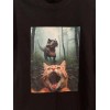 Cat T Rex selfie T-shirt NEW 100% Cotton s m