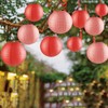 12 Pieces Picnic Party Decorations Include 6 Chinese Red Paper