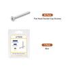DTGN M3-0.5 x 40mm Flat Head Socket Cap Screws, 40