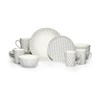 Gourmet Basics by Mikasa Aurora 16 Piece Dinnerware Set (Service