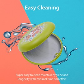 Retainer Case Keep Positive Orthodontic Case With Mirror Compatible with Invisalign Aligner Remover Tool Travel Essentials Gift for Girlfriend Boyfriend Family Kids Friends for Travel School Work