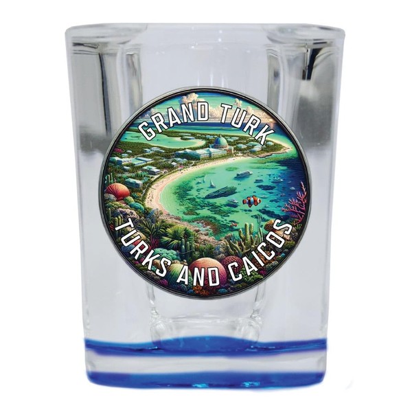 Grand Turk Turks And Caicos Souvenir Destination 2 Ounce Shot
