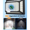 Thumok Clip on Solar Lights Outdoor Waterproof, 1600 Lumens Motion