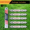 MORETOPGOOD Double-Sided Reciprocating Saw Blade,6 Inch Wood Pruning Japanese Teeth