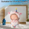 Lyreh Doll Clothes, Beautiful Polyester Plush Doll Outfits Jumpsuit Sheep