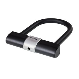 Nilox U-Shape Bicycle Chain, Anti-Theft and Anti-Theft, High Quality Cable, Scratch and Cut Resistant, 2 Keys Included