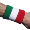 Unique Sports Italy Flag 4-inch Wristbands