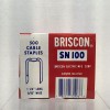Briscon 500-Pack Briscon SN100 Silver Low Carbon Steel Cable Staple