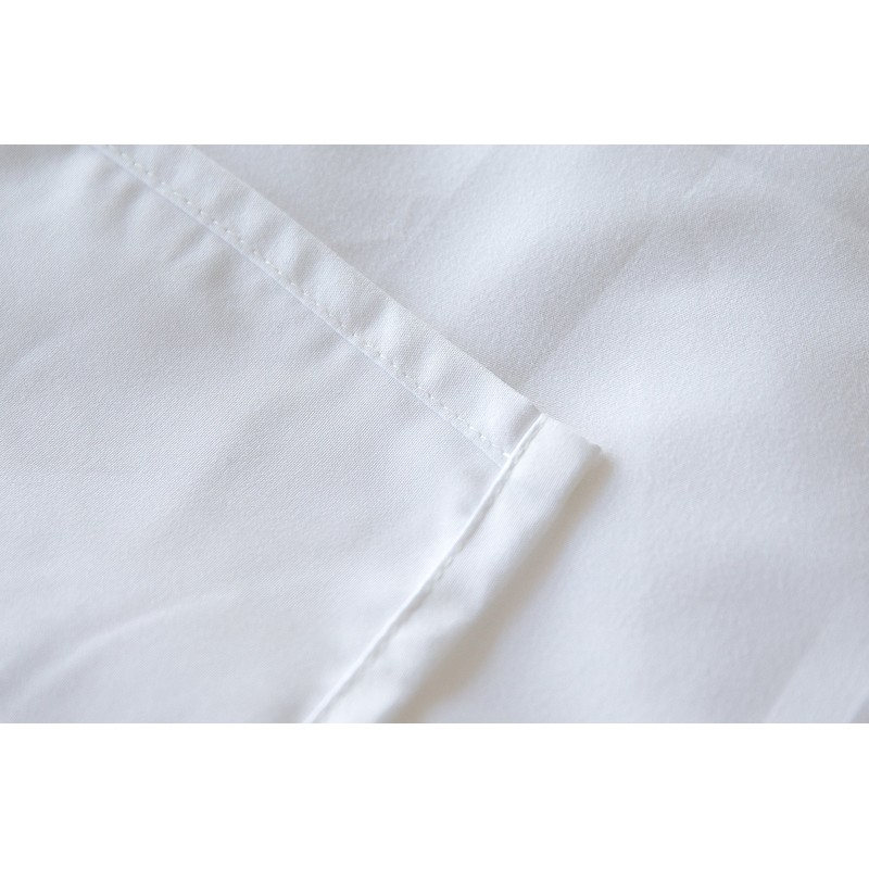 Bed Sheet Flat Sheet Single White (150cm x 250cm) Commercial