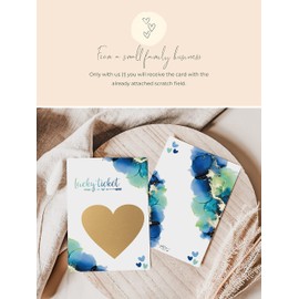 Jolicoon Pregnancy announcement scratch card - You are going to be a daddy with envelope - Baby announcement daddy