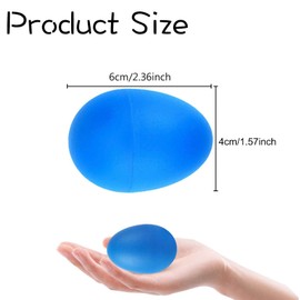 Egg Shaker, 10 Pcs Colorful Egg Shakers Percussion, Plastic Egg Shakers Musical Instruments Egg Shakers Set Maracas Egg Shakers with Miniature Iron Sand Rhythm Egg Maracas for Class